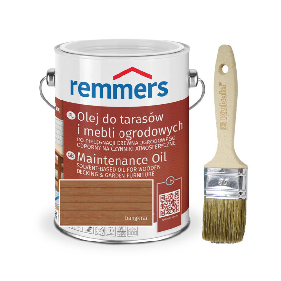REMMERS PFLEGE-OL OLEJ DO DREWNA 2,5L BANGKIRAI