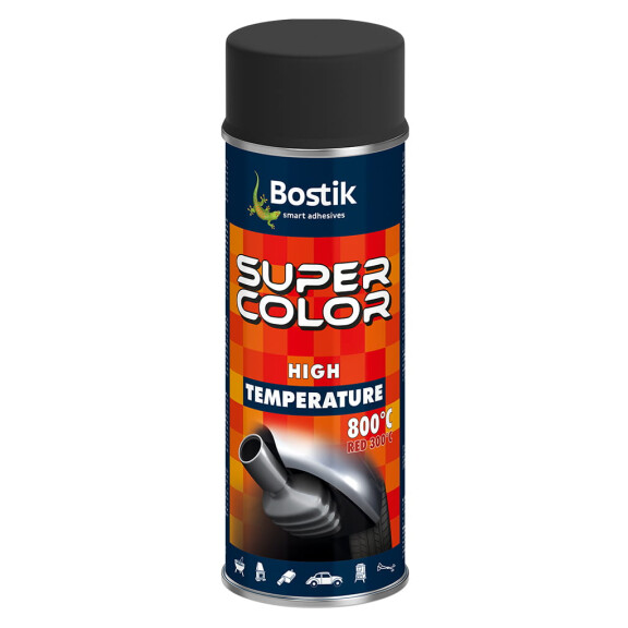 BOSTIK LAKIER WYSOKOTEMPERATUROWY CZARNY 400ML