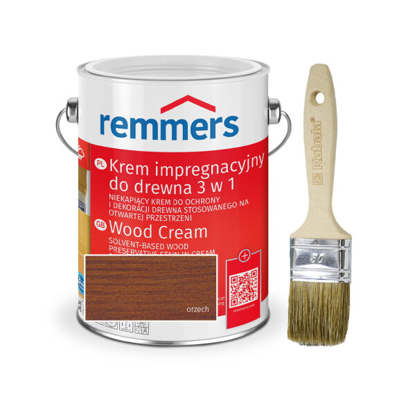REMMERS HOLZSCHUTZ-CREME DO DREWNA ORZECH 0,75L