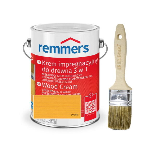 REMMERS HOLZSCHUTZ-CREME KREM DO DREWNA SOSNA 0,75