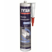 TYTAN SILIKON SANITARNY SZARY 280ml