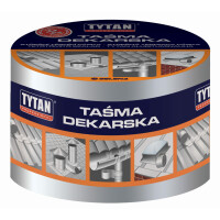 TYTAN TAŚMA DEKARSKA ALUMINIUM 10CMX10M