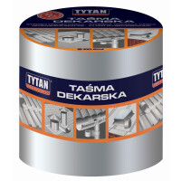 TYTAN TAŚMA DEKARSKA ALUMINIUM 15CMX10M