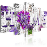 Obraz - Ametystowy azyl obraz do salonu home