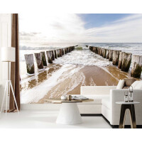 Fototapeta Morze Plaża Fale Falochrony wymiar kolekcja PRESTIGE