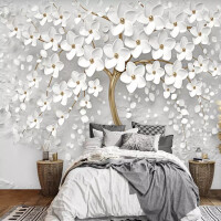 Fototapeta NA WYMIAR drzewko złote liście czarodziejska magnolia PRESTIGE