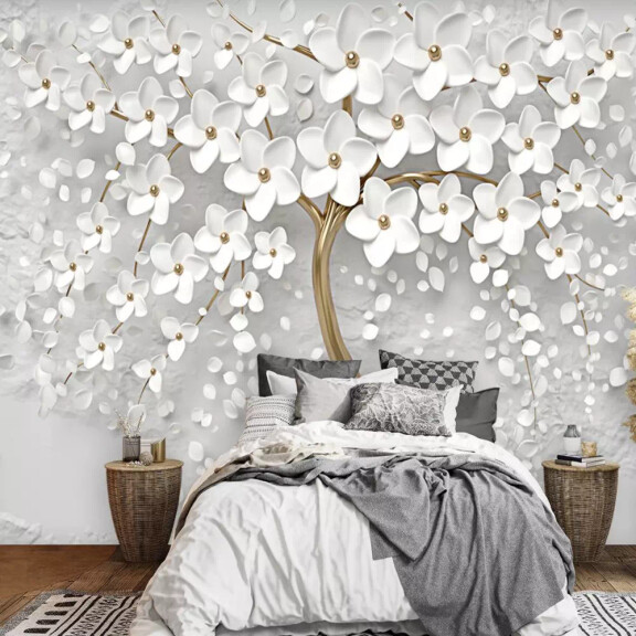 Fototapeta NA WYMIAR drzewko złote liście czarodziejska magnolia PRESTIGE