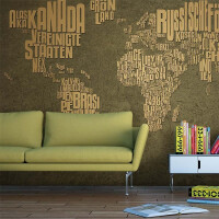 Fototapeta -mapa na ścianie