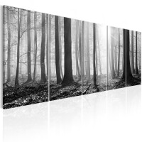 Obraz - Monochromatyczny las OBRAZ NA PŁÓTNIE WŁOSKIM