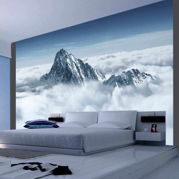 Fototapeta 3D góry szczyt zima