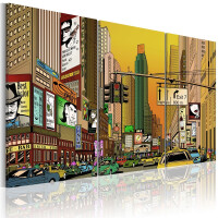 Obraz - NYC w komiksie