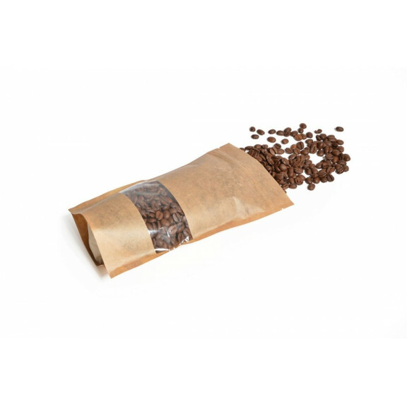 Doypack Eco Kraft z okienkiem 250ml