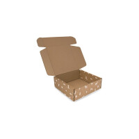 Karton 202x200x70mm z nadrukiem świątecznym
