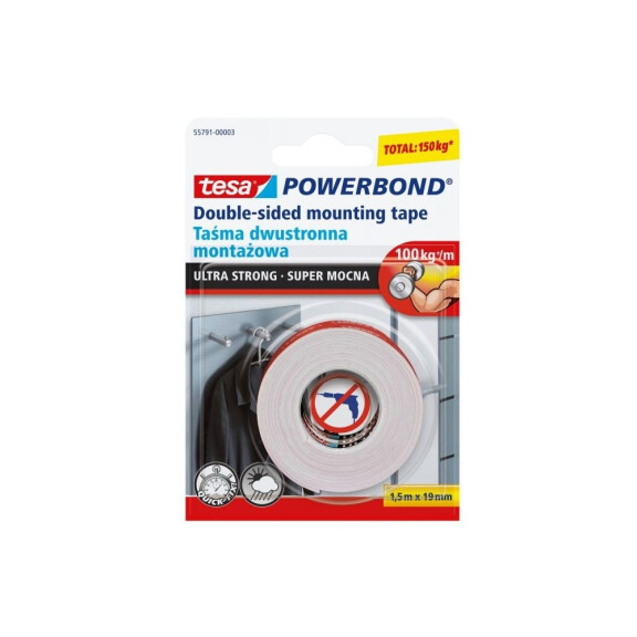 TESA taśma montazowa Ultra Strong 1,5mx19mm