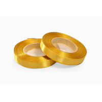 Wstążka satynowa 12mm/25m Złota