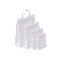Torba papierowa 300x170x340 mm biała 90g