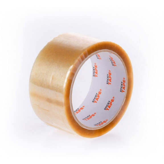 Taśma pakowa solvent StickyTape+ 50/66y bezbarwna