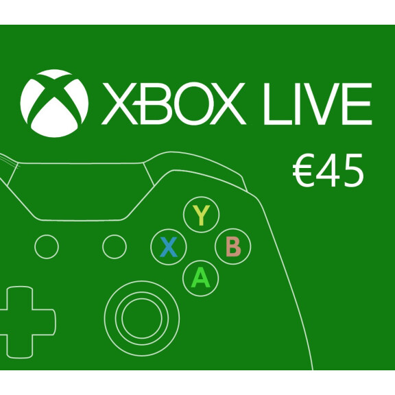 XBOX Live €45 Prepaid Card EU