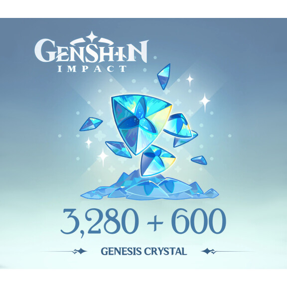 Genshin Impact - 3,280 + 600 Genesis Crystals Reidos Voucher