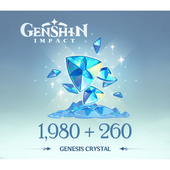 Genshin Impact - 1,980 + 260 Genesis Crystals Reidos Voucher