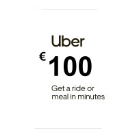 Uber €100 EU Gift Card