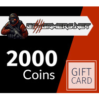 CS-GAMERS 2000 Coins Gift Card