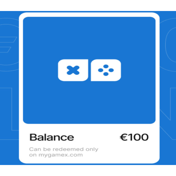 MyGameX €100 Balance Gift Card