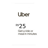 Uber R$25 BR Gift Card