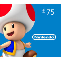 Nintendo eShop Prepaid Card £75 UK Key