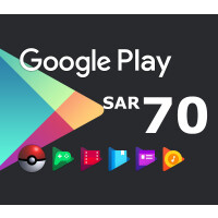 Google Play SAR 70 SA Gift Card