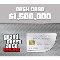 Grand Theft Auto Online - $1,500,000 Great White Shark Cash Card PC Activation Code UK