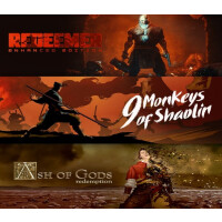 9 Monkeys of Shaolin + Ash of Gods + Redeemer: Bundle AR XBOX One / Xbox Series X|S CD Key