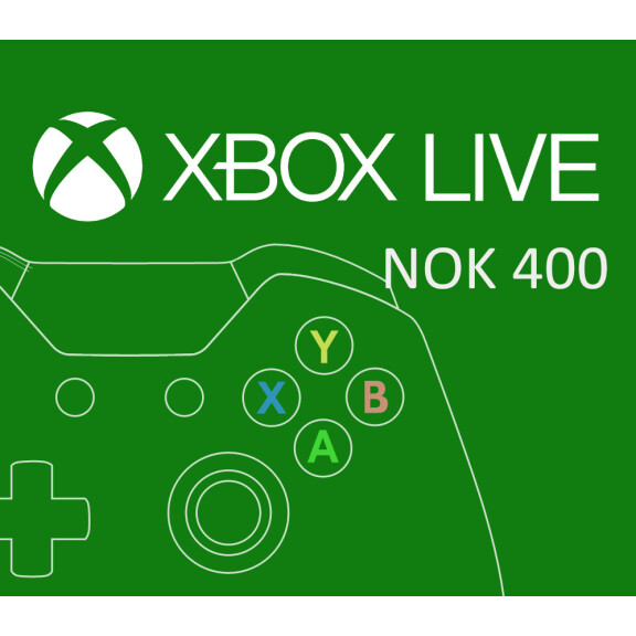 XBOX Live 400 NOK Prepaid Card NO