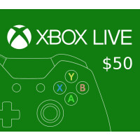 XBOX Live $50 Prepaid Card AE