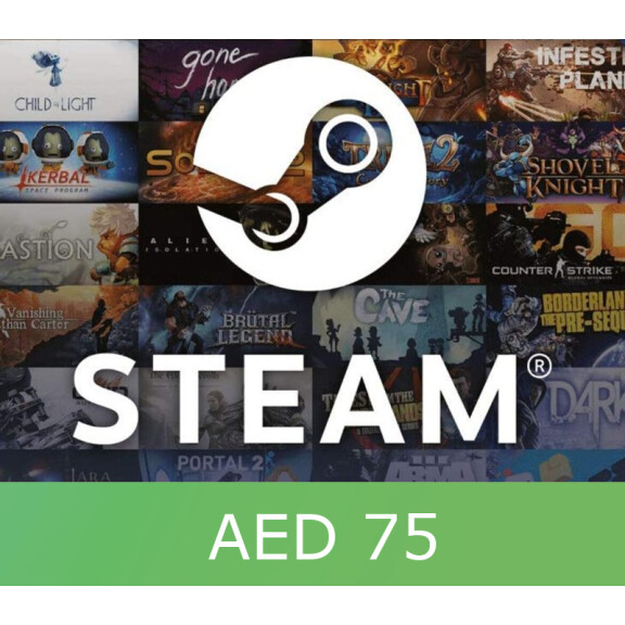 Steam Gift Card 75 AED Global Activation Code