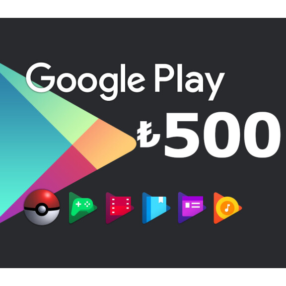 Google Play ₺500 TR Gift Card