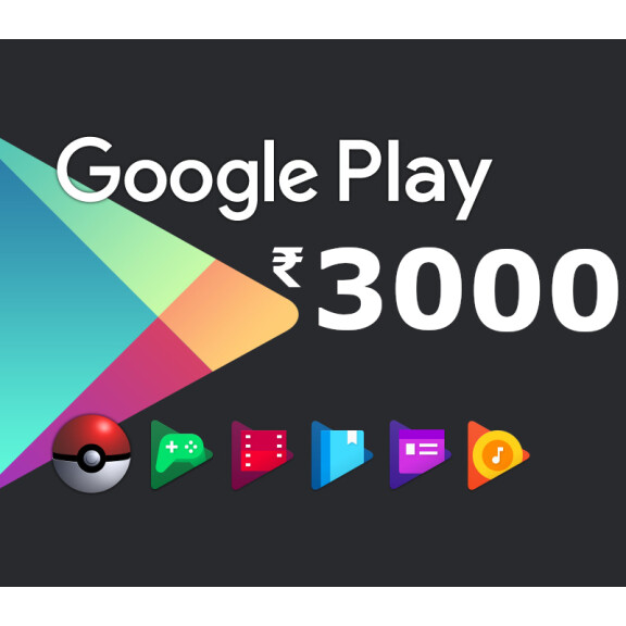 Google Play ₹3000 IN Gift Card