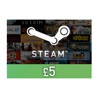 Steam Wallet Card £5 Global Activation Code