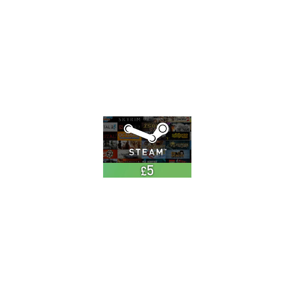 Steam Wallet Card £5 Global Activation Code