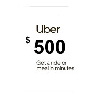 Uber $500 US Gift Card