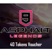 Asphalt 9: Legends - 40 Tokens Reidos Voucher