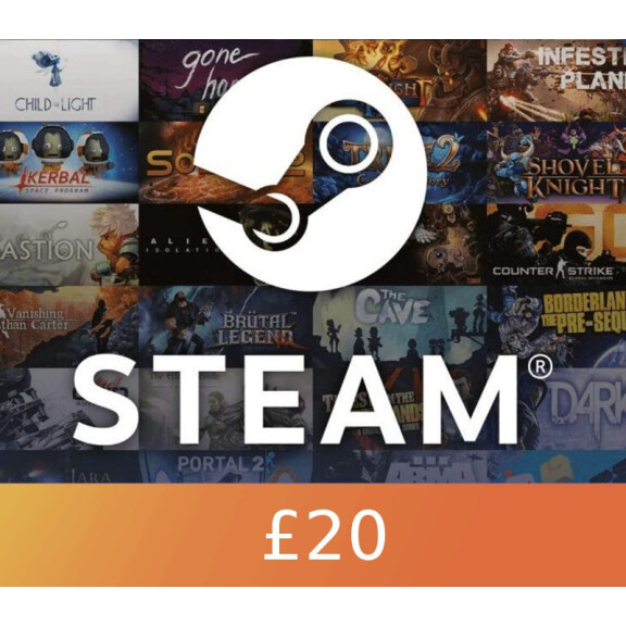 Steam Gift Card £20 UK Activation Code