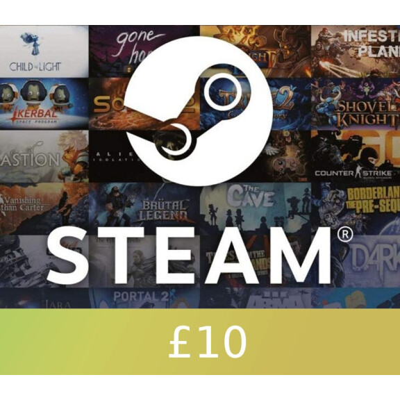 Steam Gift Card £10 UK Activation Code