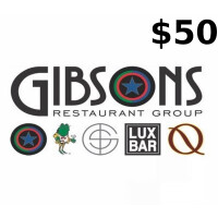 Gibsons Restaurant $50 Gift Card US