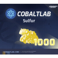 Cobaltlab.tech 1000 Sulfur Gift Card
