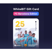 WhiteBIT - FC Barcelona Edition - 25 WBT Gift Card