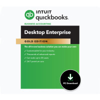 QuickBooks Desktop 2024 Enterprise Accountant Gold Edition US Key (Lifetime/5 Users)