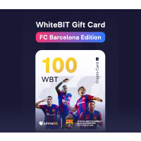 WhiteBIT - FC Barcelona Edition - 100 WBT Gift Card