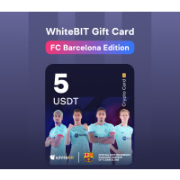 WhiteBIT - FC Barcelona Edition - 5 USDT Gift Card