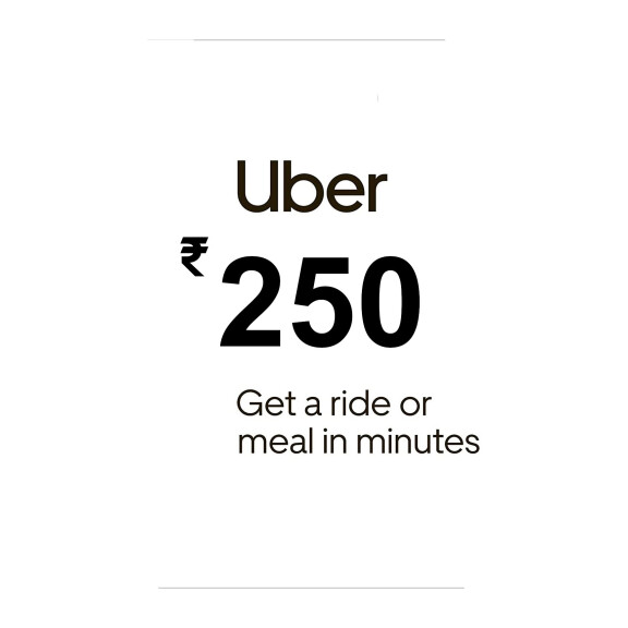 Uber ₹250 IN Gift Card